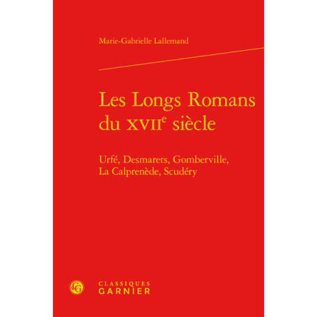 Les Longs Romans du XVIIe siècle