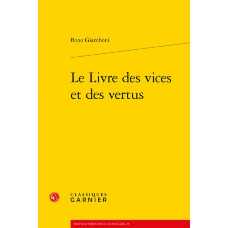 Le Livre des vices et des vertus