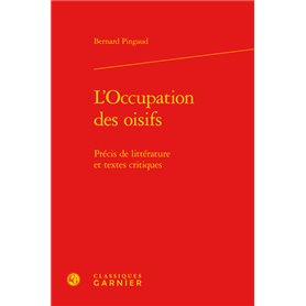 L'Occupation des oisifs