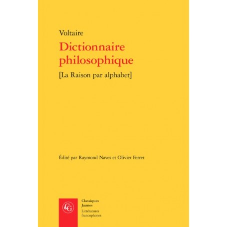 Dictionnaire philosophique