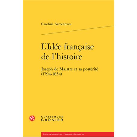 L'Idée française de l'histoire