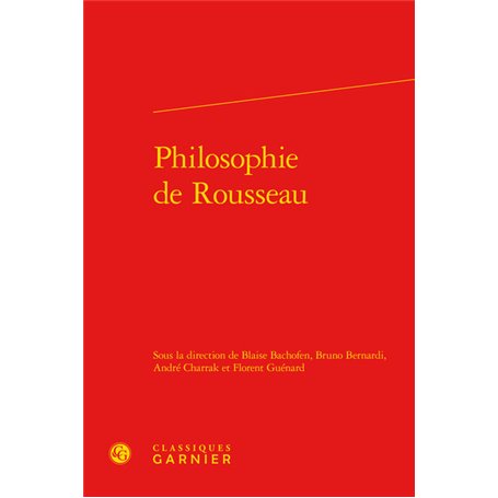 Philosophie de Rousseau