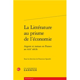 La Littérature au prisme de l'économie