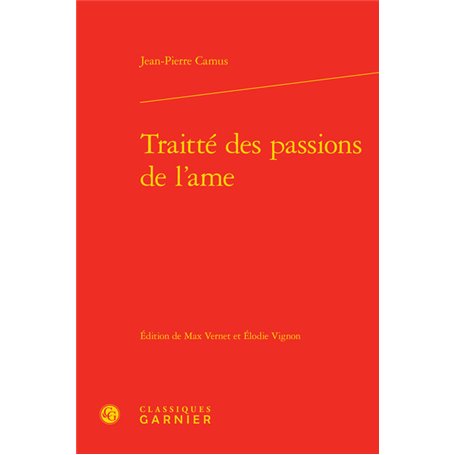 Traitté des passions de l'ame