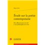 Étude sur la poésie contemporaine