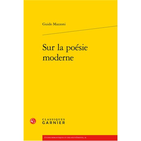 Sur la poésie moderne