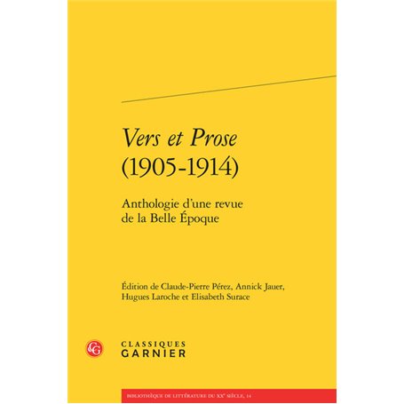 Vers et Prose (1905-1914)