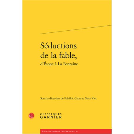 Séductions de la fable,