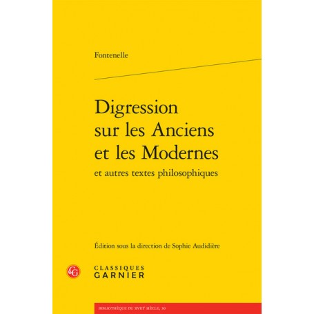 Digression sur les Anciens et les Modernes