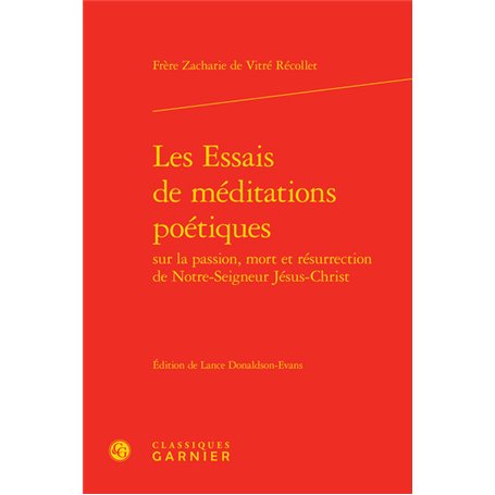 Les Essais de méditations poétiques