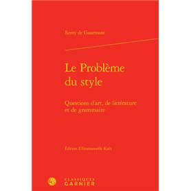 Le Problème du style