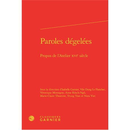 Paroles dégelées