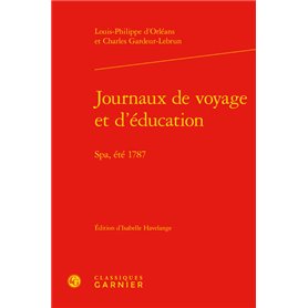 Journaux de voyage et d'éducation