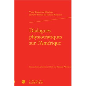 Dialogues physiocratiques sur l'Amérique