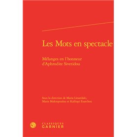 Les Mots en spectacle