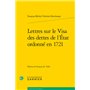 Lettres sur le Visa des dettes de l'État ordonné en 1721