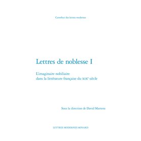 Lettres de noblesse I