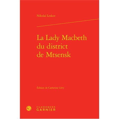 La Lady Macbeth du district de Mtsensk