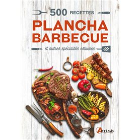 500 recettes plancha, barbecue