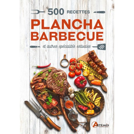 500 recettes plancha, barbecue