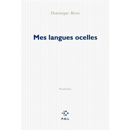 Mes langues ocelles