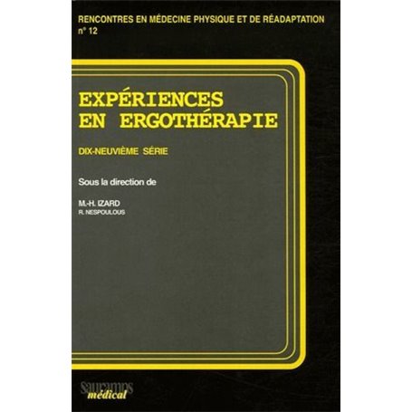 EXPERIENCES EN ERGOTHERAPIE 2006