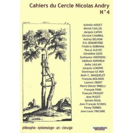 CAHIERS DU CERCLE NICOLAS ANDRY N4 PHILOSOPHIE EPISTEMIOLOGIE ART CHIRURGIE