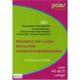 MECANIQUE DES FLUIDES CIRCULATION TRANSPORS MEMBRANAIRES PAES