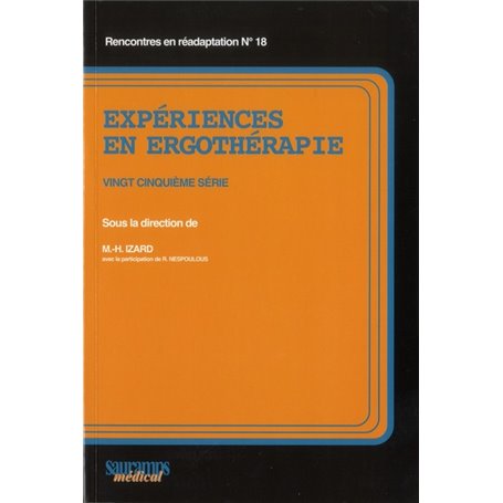 EXPERIENCES EN ERGOTHERAPIE 25EME SERIE