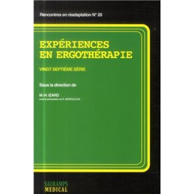 EXPERIENCES EN ERGOTHERAPIE 27EME SERIE