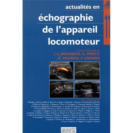 ACTUALITES EN ECHOGRAPHIE DE L APPAREIL LOCOMOTEUR T.11