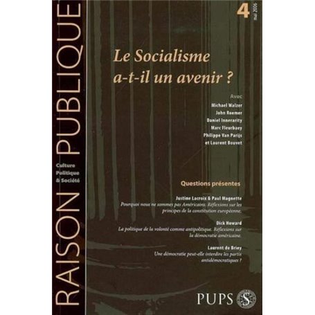 SOCIALISME A T IL UN AVENIR