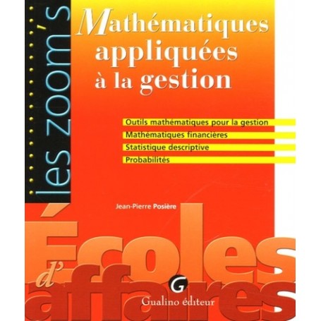 mathématiques appliquées à la gestion