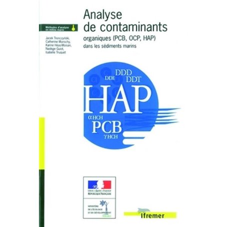 Analyse de contaminants organiques (pcb, ocp, hap) dans les sédiments marins