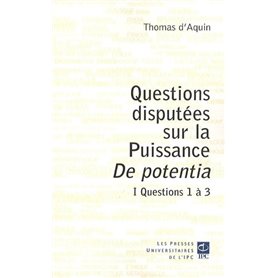 questions discutees sur la puissance de pontentia