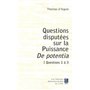 questions discutees sur la puissance de pontentia