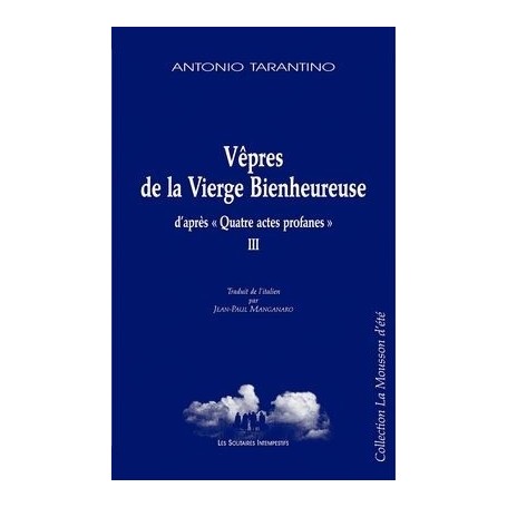 Vêpres de la Vierge bienheureuse