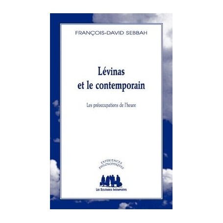 Lévinas et le contemporain