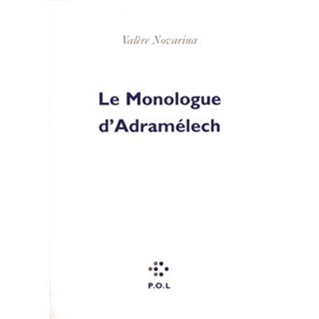 Le monologue d'Adramélech