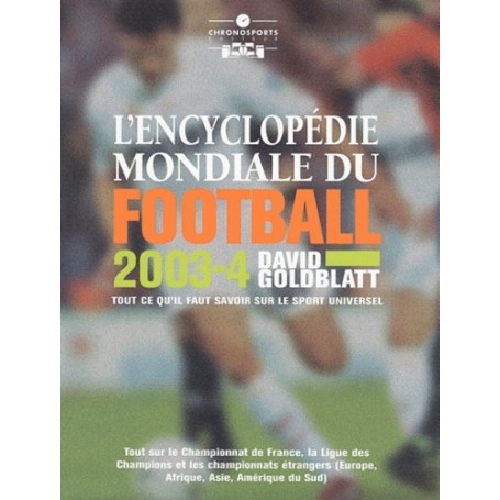 ENCYCLOPEDIE MONDIALE DU FOOTBALL 2003