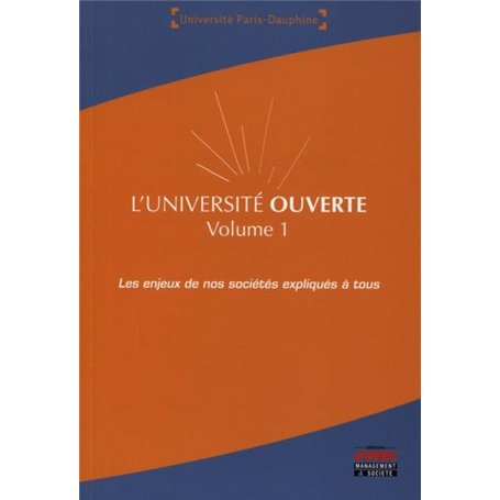 L'université ouverte - Volume 1