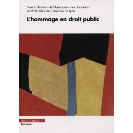 L'hommage en droit public