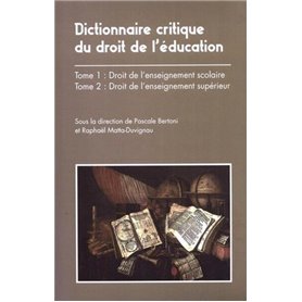 Dictionnaire du droit de l'éducation
