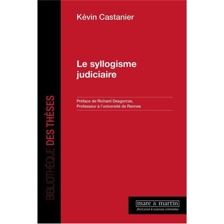 Le Syllogisme judiciaire