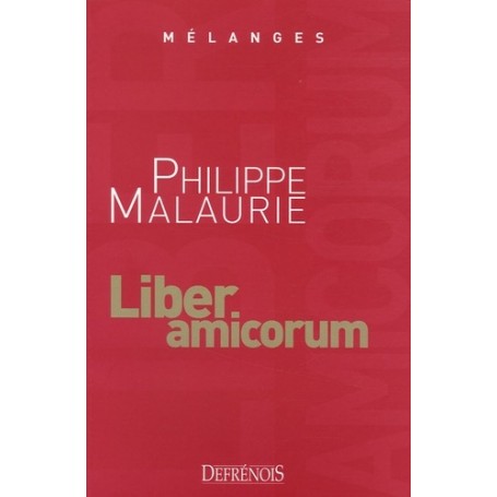 mélanges en l'honneur de philippe malaurie