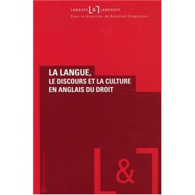 La langue, le discours et la culture en anglais du droit