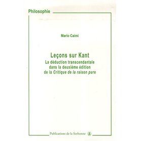 Leçons sur Kant