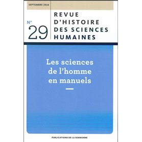 LES SCIENCES DE L HOMME EN MANUELS  SEPTEMBRE 2016 N 29