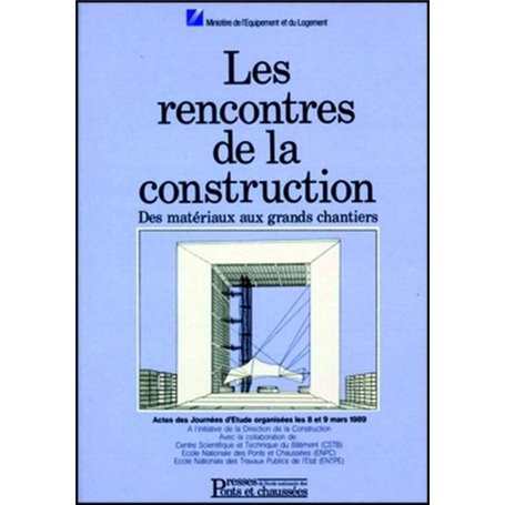 RENCONTRES CONST T2 MATERIAUX GDS CHANTIERS