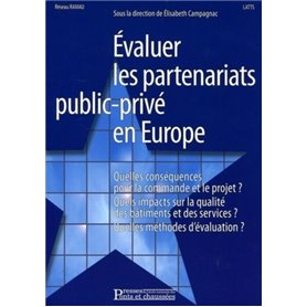 Evaluer les partenariats public-privé en Europe